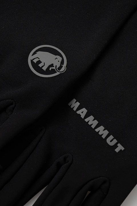 Mammut rękawiczki Stretch kolor czarny 1190.05785 - zdjęcie produktu nr 1