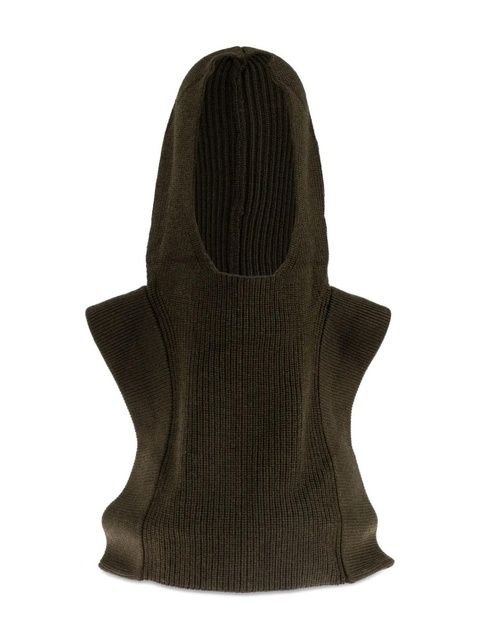 ISABEL MARANT hooded ribbed wool scarf - Black - zdjęcie produktu nr 2