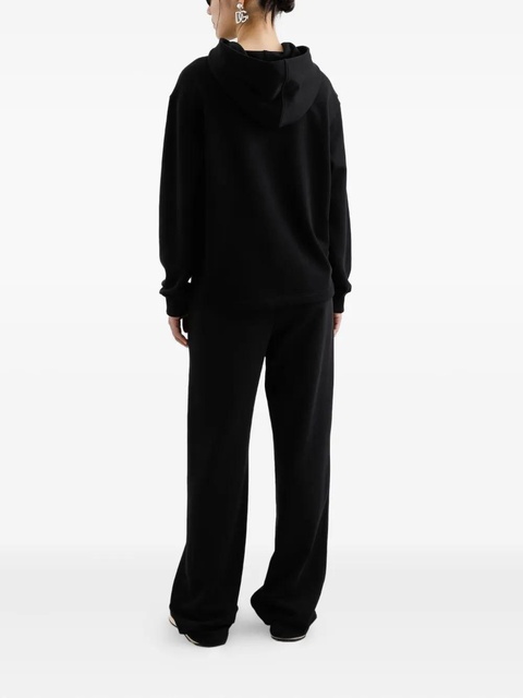 Dolce & Gabbana logo-detail cotton hoodie - Black - zdjęcie produktu nr 2