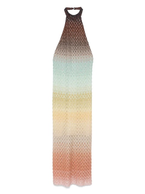 Missoni ombré-effect midi dress - Brown - zdjęcie produktu nr 1