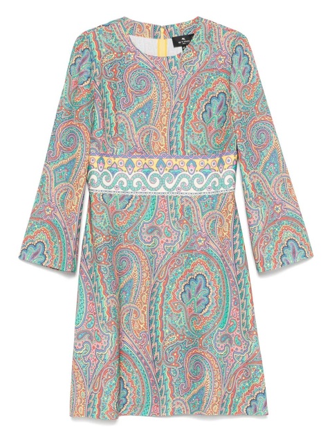 ETRO paisley-print midi dress - Green - zdjęcie produktu nr 1