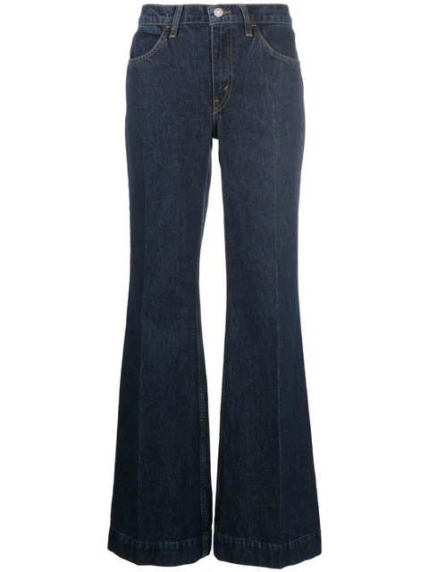 RE/DONE 70s low-rise flared jeans - Blue - zdjęcie produktu nr 1