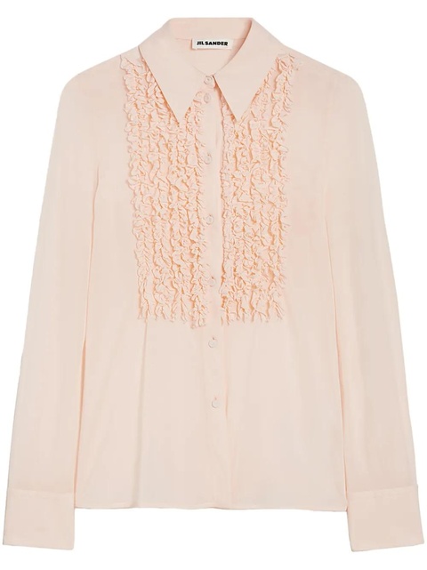 Jil Sander ruffle shirt - Pink - zdjęcie produktu nr 1