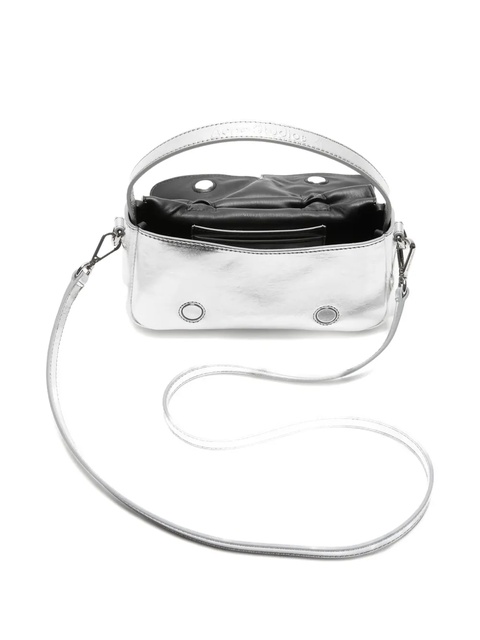 Acne Studios bow-detail calf leather satchel - Silver - zdjęcie produktu nr 2