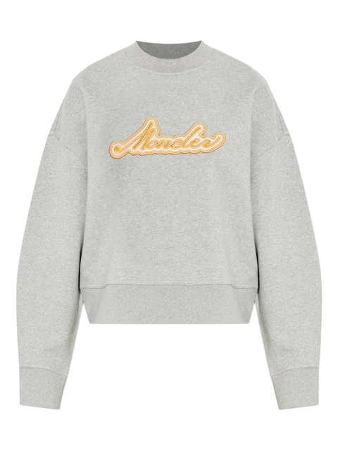 Moncler embroidered sweater - Grey - zdjęcie produktu nr 1