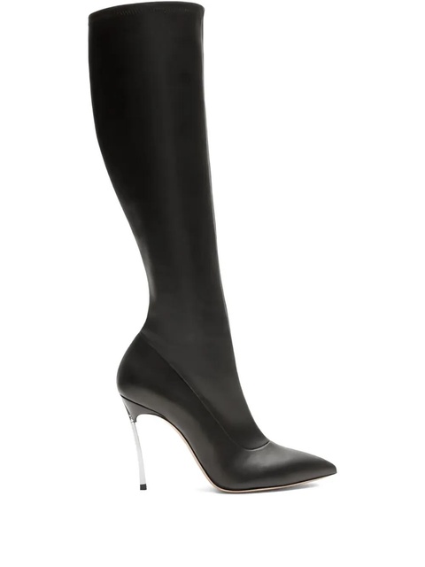 Casadei 100mm Blade to the Knee boots - Black - zdjęcie produktu nr 1