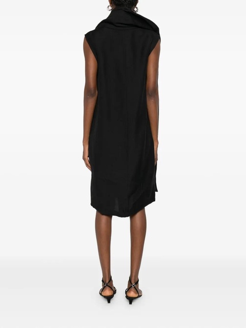 TOTEME cowl-neck sleeveless dress - Black - zdjęcie produktu nr 2