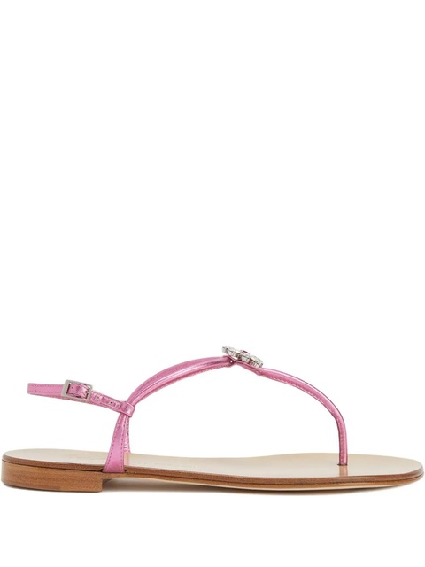 Giuseppe Zanotti Geltrude crystal-embellished sandals - Pink - zdjęcie produktu nr 1