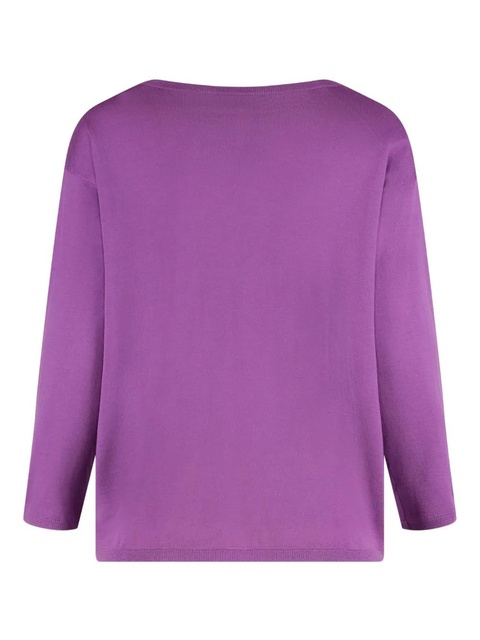 ETRO crop-sleeve sweater - Purple - zdjęcie produktu nr 2