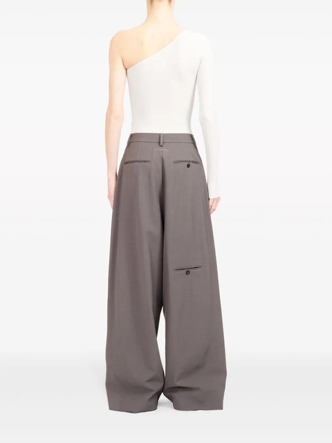 MM6 Maison Margiela wide-leg tailored trousers - Grey - zdjęcie produktu nr 2