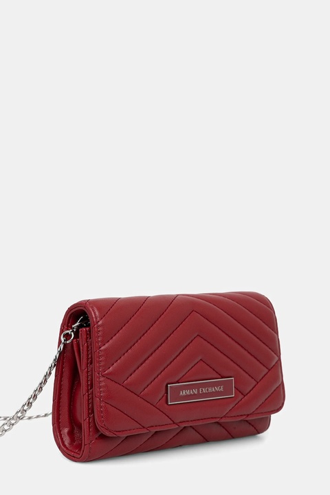 Armani Exchange kopertówka kolor czerwony 948481 4R742 - zdjęcie produktu nr 2
