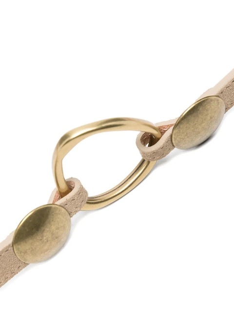 ISABEL MARANT studded leather belt - Neutrals - zdjęcie produktu nr 1