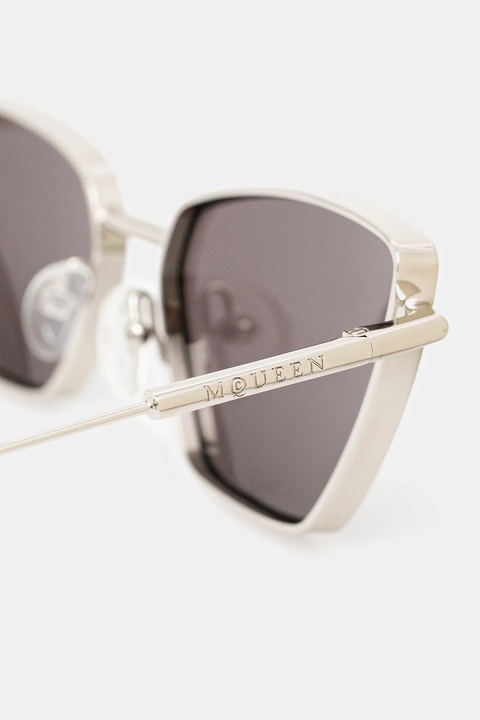 Alexander McQueen okulary przeciwsłoneczne damskie kolor srebrny AM0501S - zdjęcie produktu nr 2