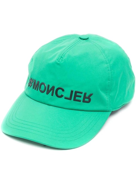 Moncler Grenoble logo-plaque detail baseball cap - Green - zdjęcie produktu nr 1
