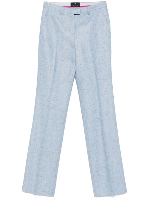 ETRO speckled trousers - Blue - zdjęcie produktu nr 1