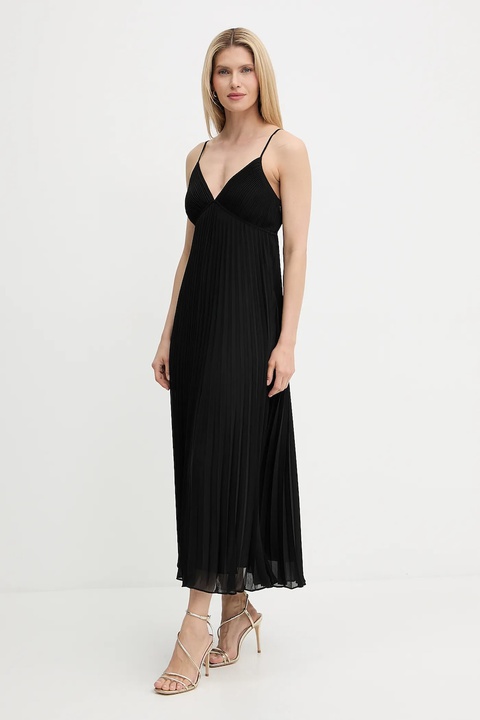 MICHAEL Michael Kors sukienka kolor czarny maxi rozkloszowana MT583407R3 - zdjęcie produktu nr 2