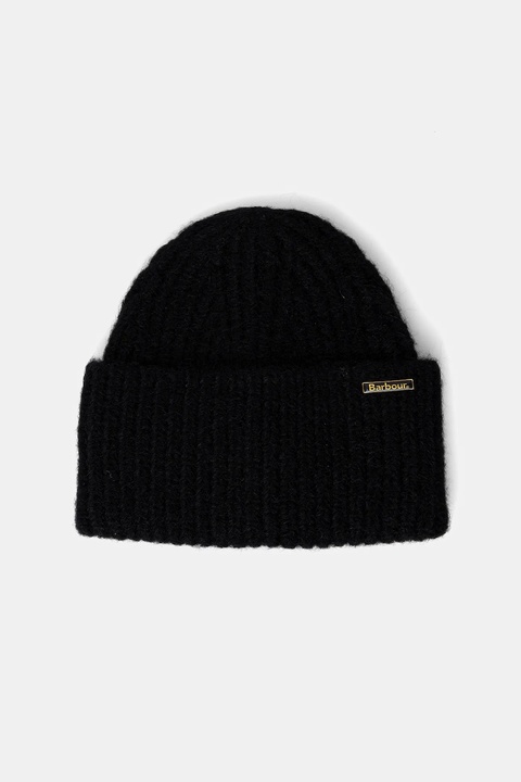 Barbour czapka Meryl Beanie kolor czarny LHA0609 - zdjęcie produktu nr 1