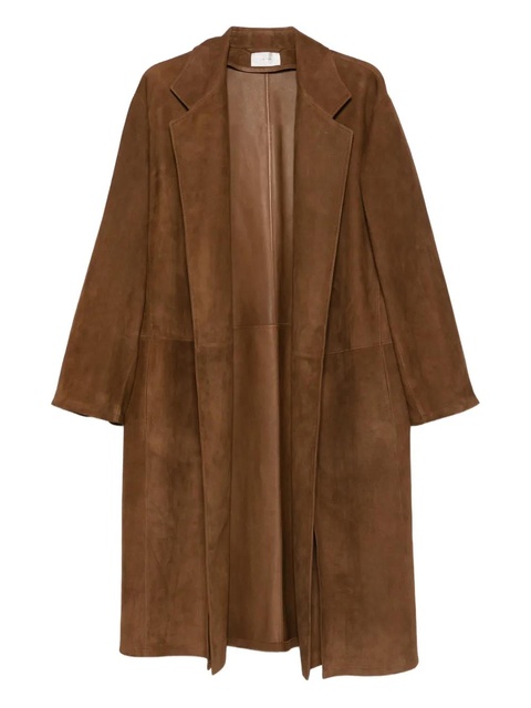 The Row Serenis panelled-split coat - Brown - zdjęcie produktu nr 1
