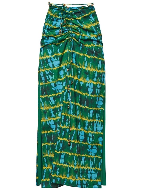 Altuzarra graphic-print skirt - Green - zdjęcie produktu nr 1