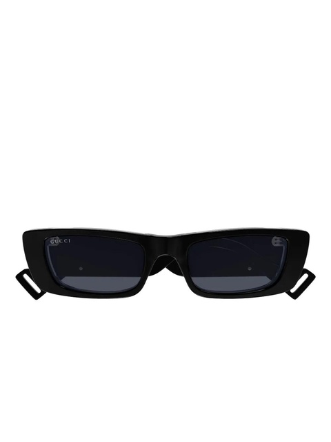 Gucci Eyewear rectangle logo sunglasses - Black - zdjęcie produktu nr 2