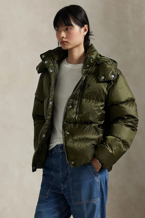 Polo Ralph Lauren kurtka puchowa damska kolor zielony 211932183 - zdjęcie produktu nr 1