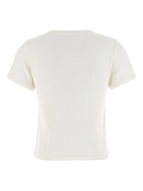 The Row Torya ribbed crew-neck t-shirt - White - zdjęcie produktu nr 2