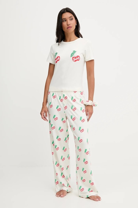 Juicy Couture piżama damska kolor beżowy JCLPJ225515 - zdjęcie produktu nr 1