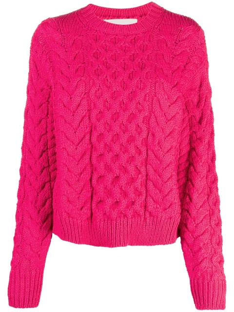 MARANT ÉTOILE Jake cable-knit jumper - Pink - zdjęcie produktu nr 2
