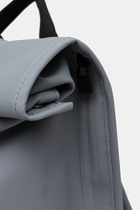 Rains plecak 13320 Rolltop Rucksack W3 kolor szary duży gładki 13320 - zdjęcie produktu nr 2