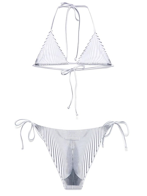 Jean Paul Gaultier striped bikini - White - zdjęcie produktu nr 2