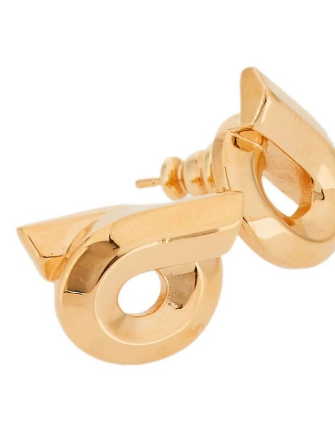 Ferragamo Gancini stud earrings - Gold - zdjęcie produktu nr 2
