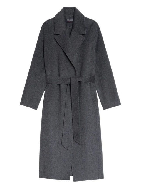 Zadig&Voltaire Meli belted coat - Grey - zdjęcie produktu nr 1