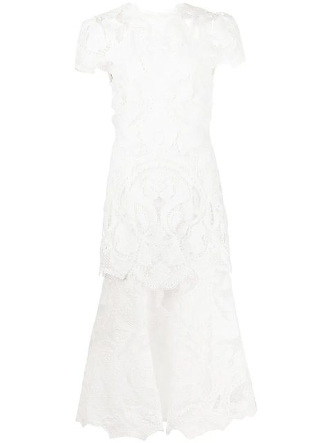 Simkhai cut out-detail midi dress - White - zdjęcie produktu nr 1