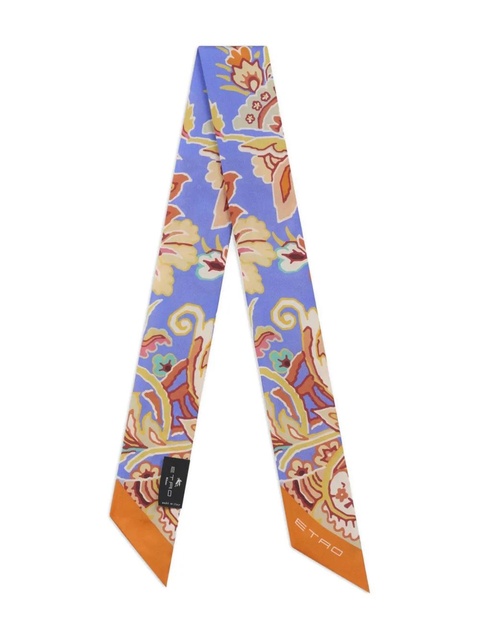 ETRO paisley-print silk scarf - Orange - zdjęcie produktu nr 1