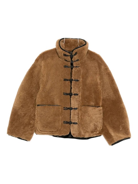 Róhe toggle-fastening pocket jacket - Brown - zdjęcie produktu nr 1