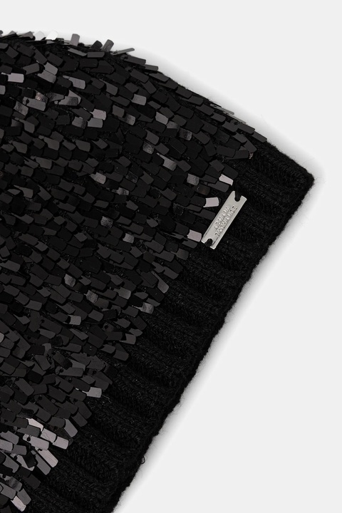 Armani Exchange czapka z dodatkiem wełny kolor czarny XW001670 AF19448 - zdjęcie produktu nr 1