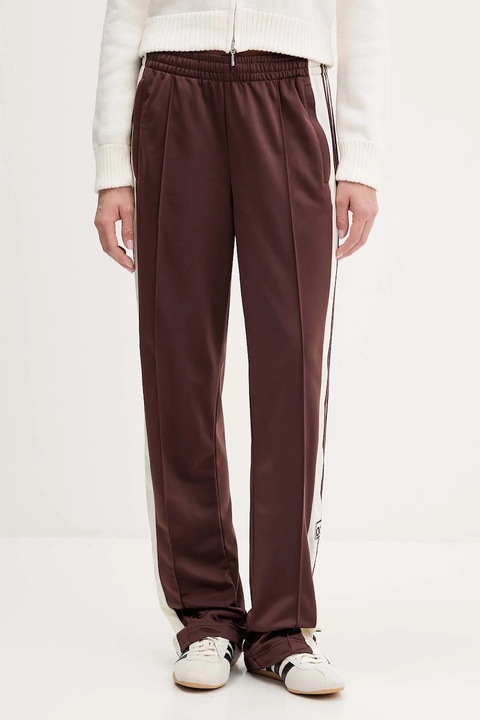 adidas Originals spodnie dresowe Adibreak damskie kolor brązowy z aplikacją KD2518 - zdjęcie produktu nr 1