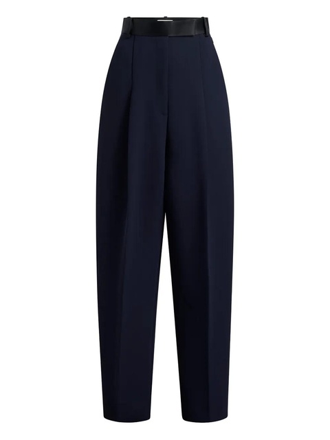 KHAITE Cullen pleated trousers - Blue - zdjęcie produktu nr 1