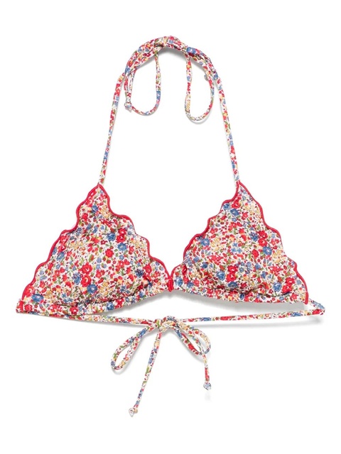 MC2 Saint Barth x Liberty London Saggitarius bikini top - Red - zdjęcie produktu nr 1