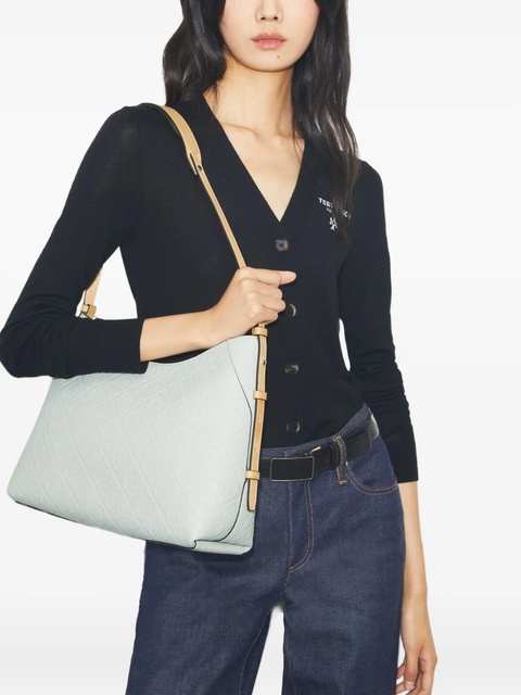 Tory Burch T-monogram shoulder bag - Green - zdjęcie produktu nr 1