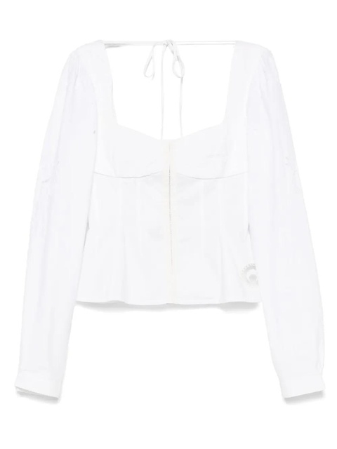 Marine Serre Regenerated shirt - White - zdjęcie produktu nr 1