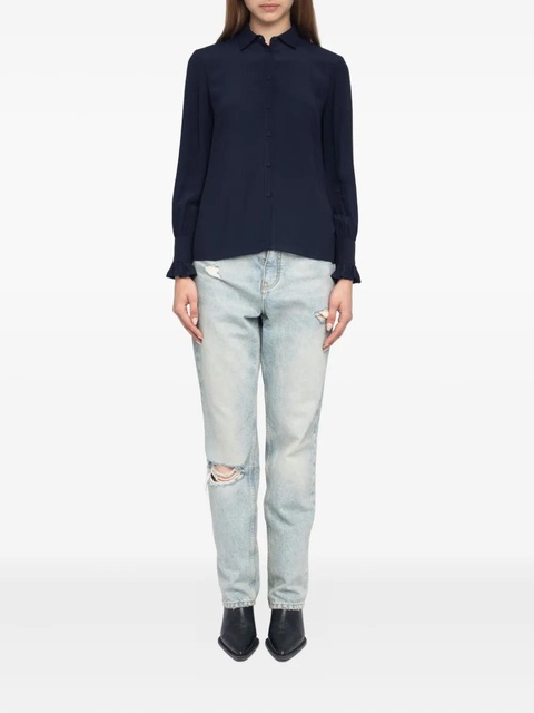 Zadig&Voltaire ruffled-cuff shirt - Blue - zdjęcie produktu nr 2