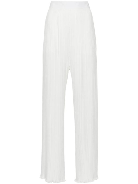 Lanvin straight-leg pleated trousers - White - zdjęcie produktu nr 1