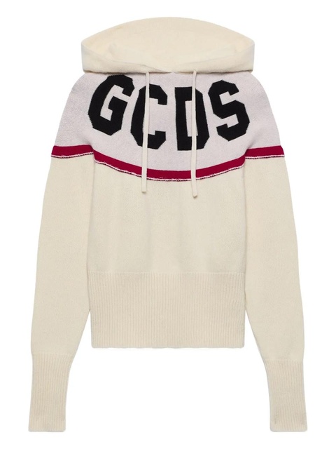 GCDS logo hooded jumpers - Neutrals - zdjęcie produktu nr 1