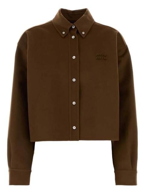 Miu Miu Double cashmere shirt - Brown - zdjęcie produktu nr 2