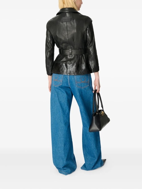 Marine Serre Moon Laser flare jeans - Blue - zdjęcie produktu nr 2
