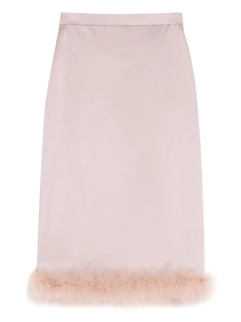 Valentino Garavani contrast-trim skirt - Pink - zdjęcie produktu nr 1