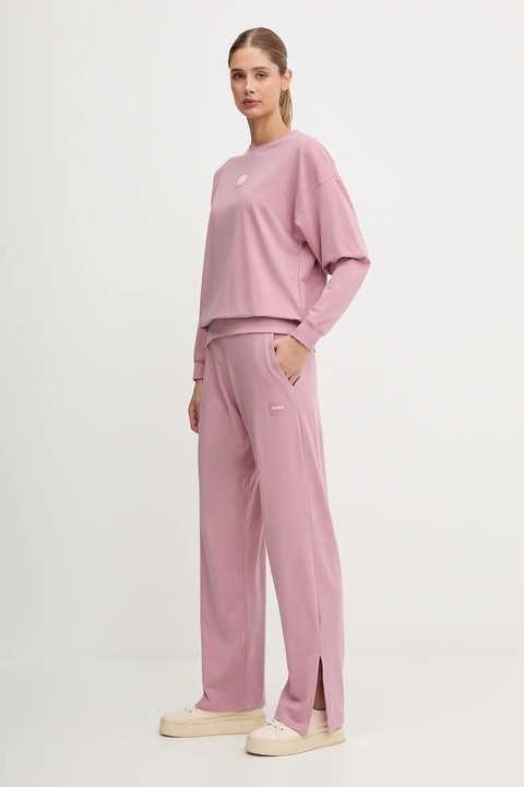 HUGO dres lounge kolor różowy 50549929 - zdjęcie produktu nr 1