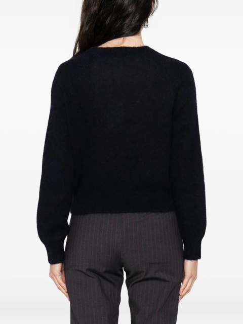 DÔEN fine-knit button-up cardigan - Blue - zdjęcie produktu nr 2