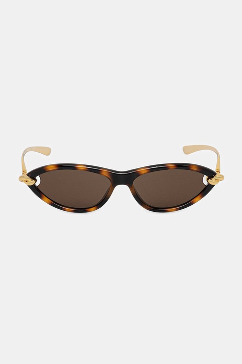 Bottega Veneta okulary przeciwsłoneczne damskie kolor złoty BV1390S - zdjęcie produktu nr 1